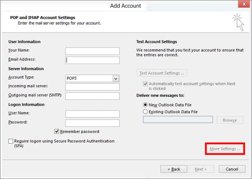 Account Settings